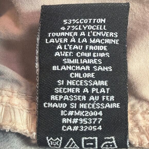 Sanctuary x Anthropologie Pants Womens MP Blue Carefree Tie-Dye Cargo Casual - Picture 8 of 9